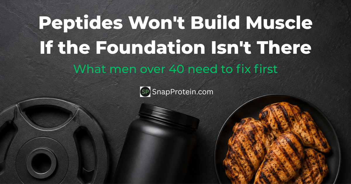 Peptides and muscle growth foundation for men over 40