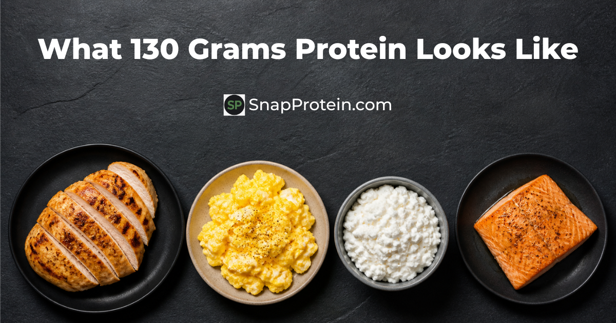 What 130 grams of protein looks like for men over 40