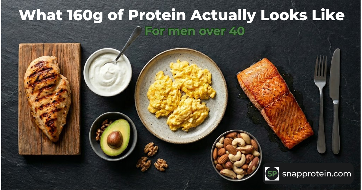 What 160g of protein looks like for men over 40