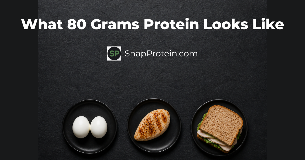 What 80 grams of protein looks like for men over 40